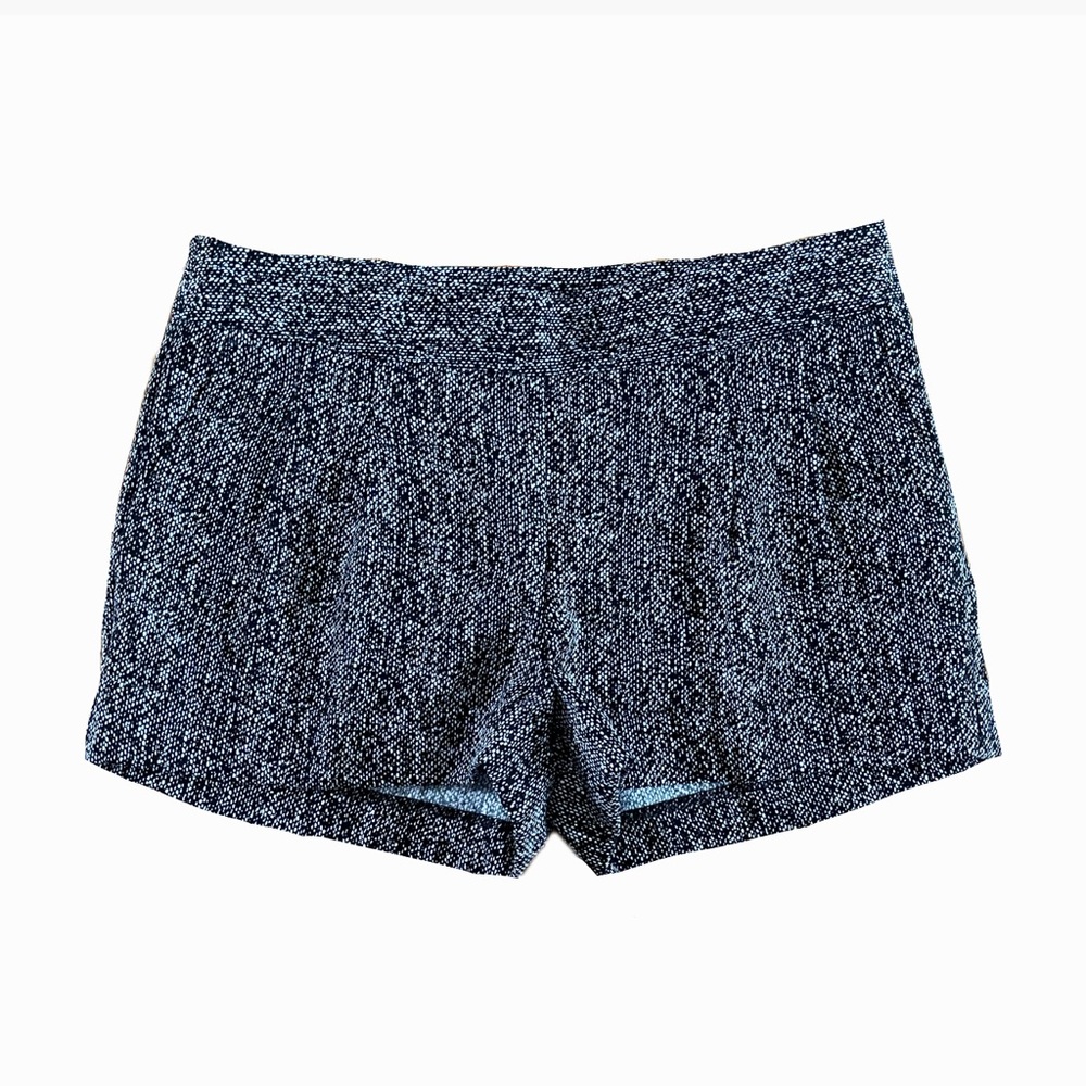 Express black and white shorts